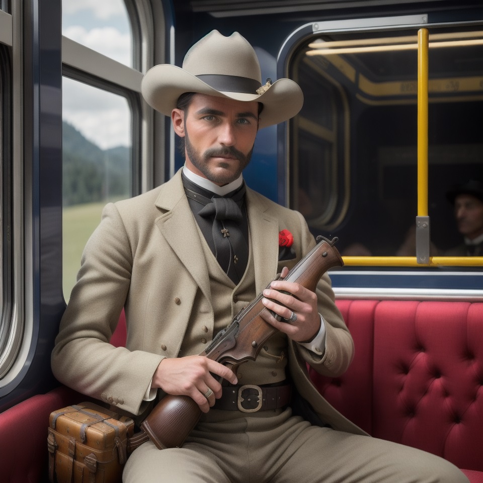 On January 22, 1919 – Swiss gunslinger on the train